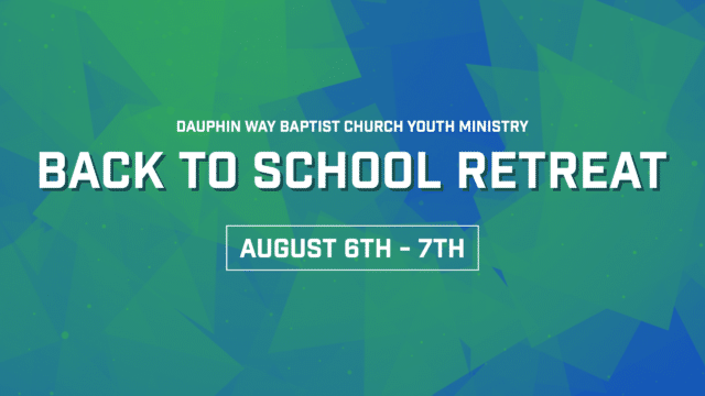 Dauphin Way Baptist Church One Purpose One Passion One Way